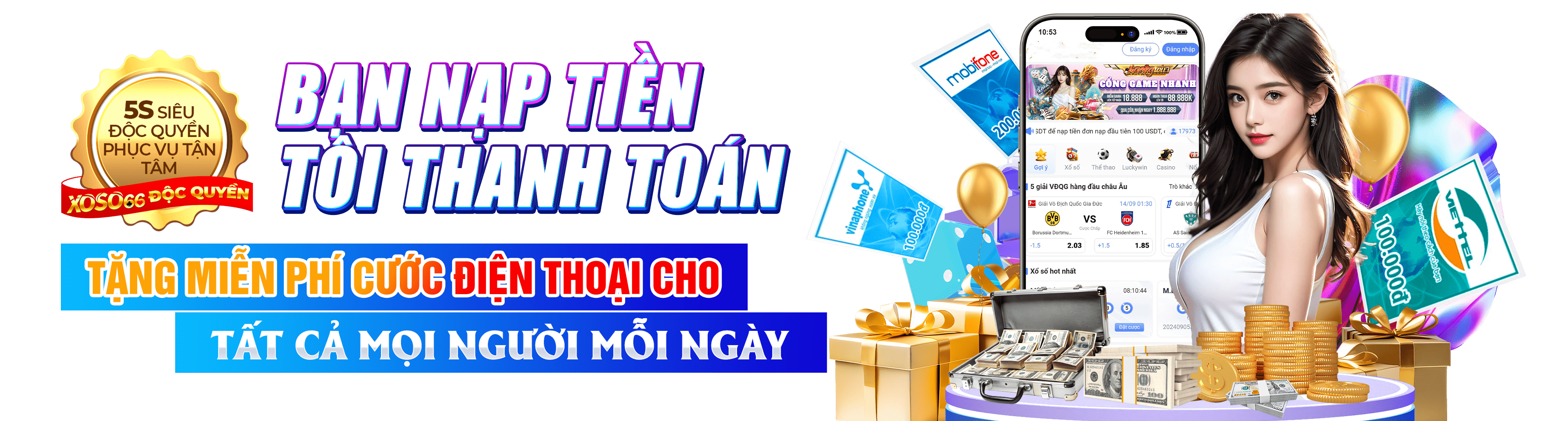Hình ảnh quảng cáo của vua88 hiển thị nền tảng và các lợi ích