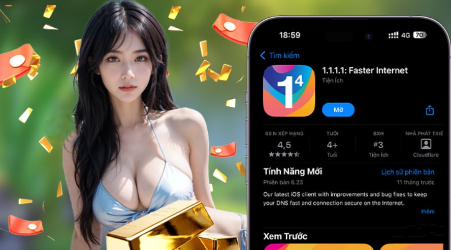 Hình ảnh quảng cáo của vua88 hiển thị nền tảng và các lợi ích